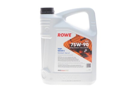 Олива трансмісійна HIGHTEC TOPGEAR SAE 75W-90 S (5 L) Rowe 25002-0050-99