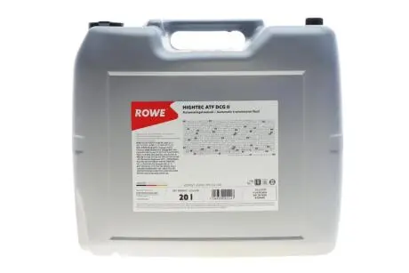 Олива HIGHTEC ATF DCG II (20L) (VW G 052 182/G 052 512/BMW DCTF-1/MB236.21) (коричн) Rowe 25067-0200-99