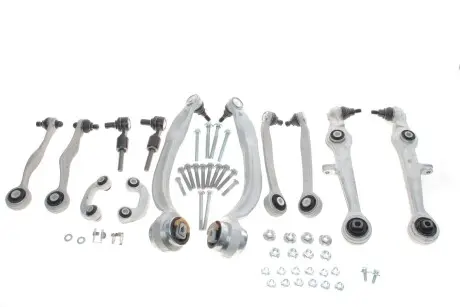 Комплект рычагов подвески (передней) Audi A4 94-01/A6 97-05/VW Passat 96-00 (толстый палец/полный)) RTS 99-05001