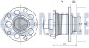 Підшипник маточини (задньої) Audi A6 97-05 RUVILLE 220724 (фото 2)