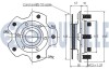 Підшипник маточини (передньої) Suzuki Grand Vitara 1.6-2.7 98-05 RUVILLE 221401 (фото 2)