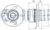 Підшипник маточини (передньої) Skoda Fabia 99-14/Roomster 06-15 (+ABS) RUVILLE 221480 (фото 2)