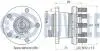 Ступиця передн. Ford Kuga 1.5-2.5 03.13- RUVILLE 221839 (фото 2)