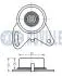 Ролик ГРМ Mitsubishi Pajero II/L 300 2.0/2.4 82- (натяжной) (60x35) RUVILLE 540379 (фото 2)