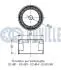Ролик ГРМ Chrysler Concorde 3.5 LX 97-03 (натяжной) (62x35) RUVILLE 540475 (фото 2)