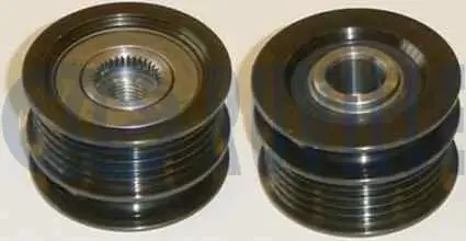 VW шків генератора d=61 mm, 4 ребра (5 канавок) POLO 1.9D 94-99 RUVILLE 541031
