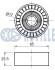 Ролик генератора Alfa Romeo 159 1.9JTDM 16V 05-11 (65x25.5) RUVILLE 542305 (фото 2)