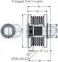 Шкив генератора Opel Astra J 1.4-1.6 09-15 RUVILLE 542377 (фото 2)
