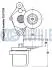 Натяжитель ремня генератора Hyundai Accent III 1.5CRDi GLS, 05-10, 81kw RUVILLE 542440 (фото 2)