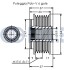 Шкив генератора Mazda CX-7 2.3MZR DISI Turbo/2.5MZR, 06/06 - 12/14 RUVILLE 542506 (фото 2)