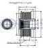 Шкив генератора Opel Astra J 1.7 CDTI 09-15 RUVILLE 542509 (фото 2)