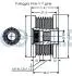 Шкив генератора Toyota Land Cruiser/Rav 4/Auris 2.0-3.0D 02- RUVILLE 542511 (фото 2)