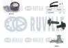 RUVILLE FORD К-т ГРМ (помпа+рем.+1шт. ролик+кріплення) Ford Focus -04, Fiesta -02, Fusion -04 5500641