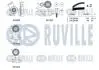Комплект ГРМ Mitsubishi L200/Pajero Sport 2.5DI-D 08- RUVILLE 550301 (фото 2)