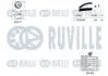 Комплект ГРМ + помпа Renault Megane/Scenic/Grand Scenic 1.9 dCi 09- (133x26) RUVILLE 5503361 (фото 2)