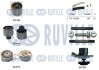 Комплект ГРМ + помпа Audi A3/A4/A5/A6/Q3/VW Caddy/T6 2.0TDI 15-/Golf VII 1.6TDI/2.0TDI 12- (25x145z) RUVILLE 5503761 (фото 1)