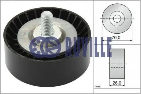 Ролик натяжной ремень кондиционера RUVILLE 55078