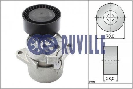 Натяжная планка, поликлиновый ремень RUVILLE 55123