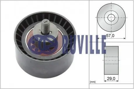 Ролик направляючий RUVILLE 55851