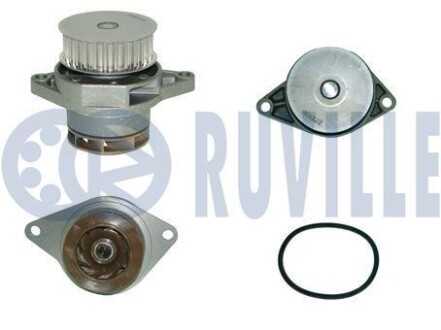 Помпа води Audi A2/Seat Leon/Toledo/VW Golf/Jetta/Polo/Bora 1.6 16V/1.6FSI 98-05 (WPQ1189) RUVILLE 561060 (фото 1)