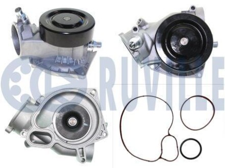 Помпа води BMW 5 (F10)/7 (F01/F02/F03/F04)/X5 (E70)/X6 (E72/E72) 07-. N63 B44 A/ N63 B44 B RUVILLE 561466