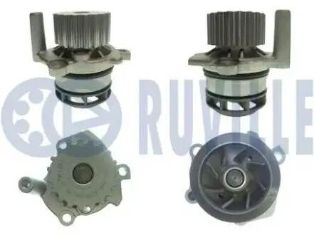 Помпа води VW Crafter 2.0TDI 11-/T5 2.0TDI/BiTDI 09-/Caddy III 1.6TDI/2.0TDI 10- (8 лопастей) RUVILLE 561538