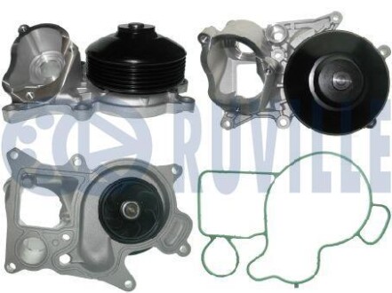 Помпа води BMW 3 (E90/E92/E93/F30/F34/F80)/5 (F10/F07/F11), N47/B47 RUVILLE 561579