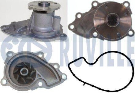 Помпа воды Hyundai i20/i30/Kia Ceed II/Rio IV 1.0 T-GDI 15- (8 лоп.) RUVILLE 561712