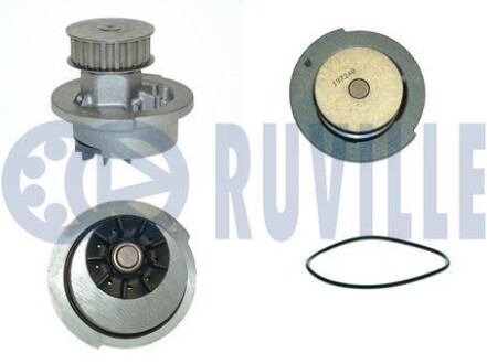 Помпа води Opel Astra F/G/Combo/Corsa A/B/Kadett D/E/Vectra A/B 1.4/1.6/i/Si 79-04 (19z) RUVILLE 56437P