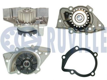 Помпа води Citroen Xsara/Peugeot 306/406/605/806 2.0/2.0 16V 94-05 (20z) (B/B) (7 лопатей) RUVILLE 56885