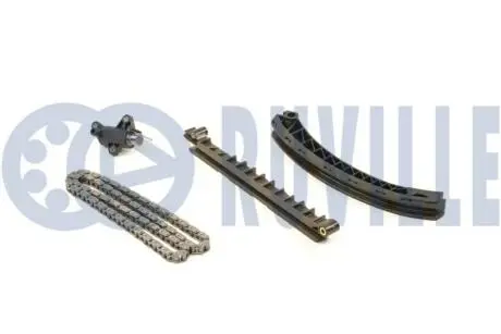 Комплект цепи ГРМ BMW 3 (E36/E46)/5 (E34) 1.6-1.9 89-06 (цепь, натяжник) (симплекс)) (M43) RUVILLE 580118