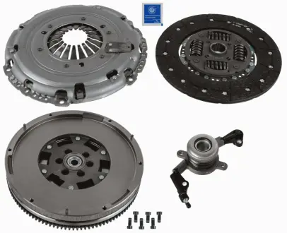 Демпфер + комплект сцепления VW Crafter 2.0TDI 11-16 (120kw), CKUB, CSNA SACHS 2290601198