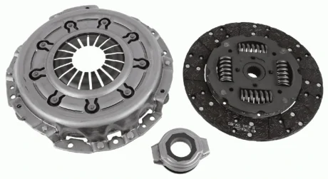 Комплект зчеплення з підшипником (250мм) NISSAN NAVARA, NP300, PICK UP 2.5D 11.01- SACHS 3000950786