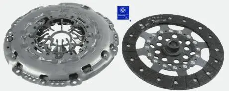 Комплект сцепления NISSAN/RENAULT Qashqai/X-trail/Laguna/Megane &quot;2,0DCi &quot;05&gt;&gt; SACHS 3000951931 (фото 1)