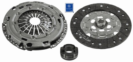 Комплект сцепления VW Golf VII/Touran 2.0 TDI 12- (d=228mm) (d=240mm) (+выжимной)) SACHS 3000 970 073