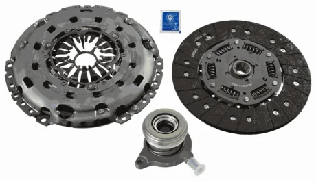 Комплект зчеплення (250мм) FORD GALAXY II, MONDEO IV, S-MAX 2.2D 03.08-06.15 SACHS 3000990277 (фото 1)