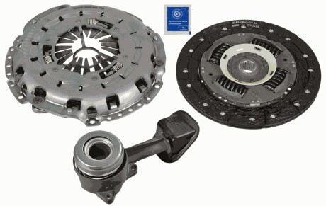 Комплект сцепления FORD TRANSIT 2,0 DI 00-06 SACHS 3000990395 (фото 1)