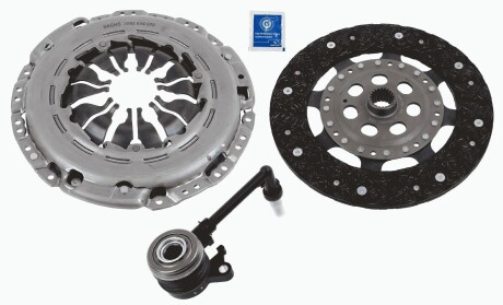 Комплект зчеплення NISSANRENAULT Juke/Qashqai/Captur/Megane \&#039;\&#039;1.2 TCe \&#039;\&#039;12&gt;&gt; SACHS 3000990571 (фото 1)