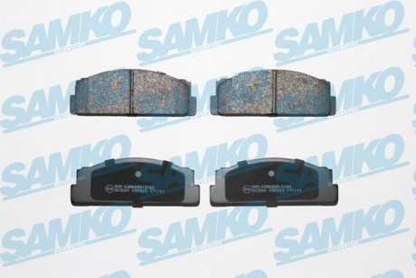 Тормозные колодки, дисковый тормоз.) SAMKO 5SP003 (фото 1)