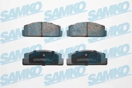 Гальмівні колодки, дискове гальмо (набір) SAMKO 5SP003