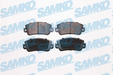 Тормозные колодки, дисковый тормоз.) SAMKO 5SP006 (фото 1)