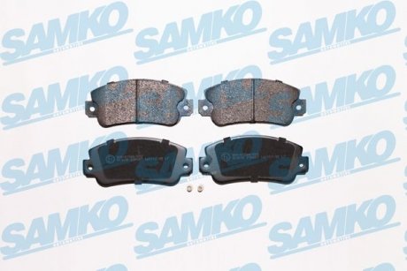 Тормозные колодки, дисковый тормоз.) SAMKO 5SP007 (фото 1)