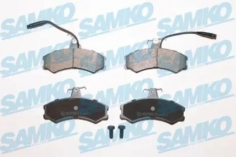 Гальмівні колодки, дискове гальмо (набір) SAMKO 5SP012