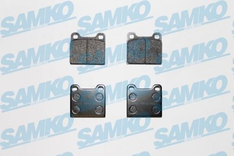 Гальмівні колодки, дискове гальмо (набір) SAMKO 5SP024 (фото 1)
