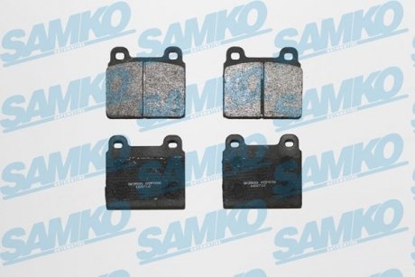 Гальмівні колодки, дискове гальмо (набір) SAMKO 5SP026 (фото 1)
