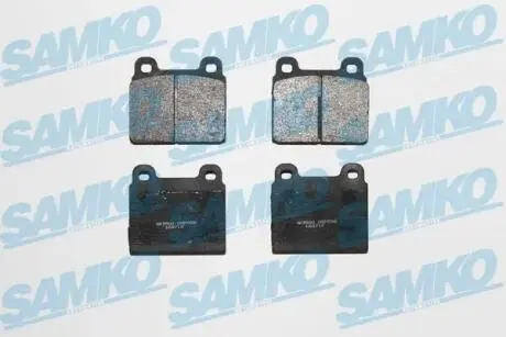 Гальмівні колодки, дискове гальмо (набір) SAMKO 5SP026