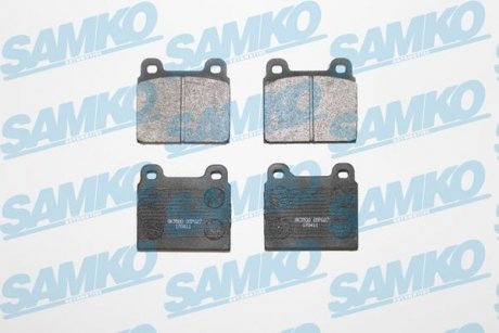 Тормозные колодки, дисковый тормоз.) SAMKO 5SP027 (фото 1)