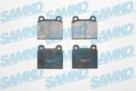 Гальмівні колодки, дискове гальмо (набір) SAMKO 5SP027