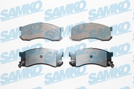 Тормозные колодки, дисковый тормоз.) SAMKO 5SP041 (фото 1)