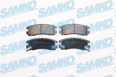 Тормозные колодки, дисковый тормоз.) SAMKO 5SP043 (фото 1)